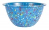 Zak Designs Confetti 5-1/2-inch Turquoise Individual Bowl, Set of 6