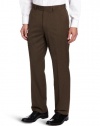 Louis Raphael ROSSO Men's Washable Wool-Blend Flat-Front Dress Pant