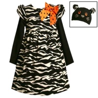 Size-5,BNJ-1386B 2-Piece BLACK WHITE MOCK-LAYER ZEBRA ANIMAL PRINT CORDUROY Halloween Party Dress Set,Bonnie Jean B31386 LITTLE GIRLS Size-5,BNJ-1386B 2-Piece BLACK WHITE MOCK-LAYER ZEBRA ANIMAL PRINT CORDUROY Halloween Party Dress Set,Bonnie Jean B31386 LITTLE GIRLS