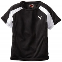 Puma - Kids Boys 2-7 Lit Sport Tee, Black, 6 Puma - Kids Boys 2-7 Lit Sport Tee, Black, 6