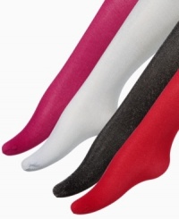 With two pairs of glittery tights in this pack from So Jenni, she'll have everything she needs to accent her fierce taste for fashion. With two pairs of glittery tights in this pack from So Jenni, she'll have everything she needs to accent her fierce taste for fashion.