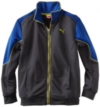 Puma - Kids Boys 2-7 Tech Jacket, Grey, Large Puma - Kids Boys 2-7 Tech Jacket, Grey, Large