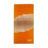 HUGO BOSS creates a montage of geometric shapes stretched across a colorful, ultra-soft velour beach towel.