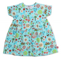 Zutano Baby-Girls Infant Penny Lane Short Sleeve Dress, Aqua, 24 Months Zutano Baby-Girls Infant Penny Lane Short Sleeve Dress, Aqua, 24 Months