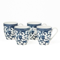 Mandarin Blue by Lauren Ralph Lauren Home updates a traditional Mandarin pattern with contemporary florals on accent pieces in bursting colors. Mandarin Blue by Lauren Ralph Lauren Home updates a traditional Mandarin pattern with contemporary florals on accent pieces in bursting colors.