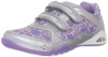 Stride Rite Jade Lighted Sneaker (Toddler/Little Kid),Silver/Purple,8 M US Toddler