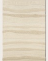 Couristan 2150/9000 Super Indo-Natural Impressions Stripe/White 2-Feet 6-Inch by 4-Feet 6-Inch Rug