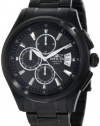 Invicta Men's 1486 Specialty Collection Chronograph Black Dial Black Ion-Plated Stainless Steel Watch