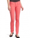 Levi's Juniors 524 Triple Needle Low Rise Skinny Jean, Sunkist Coral, 1 Medium