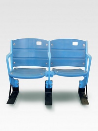 Take a seat in history with an authentic pair of seats from the original Yankee Stadium in the Bronx. Salvaged following the final game of the 2008 season, these seats are the most talked about, sought after collectibles on the sports market, and arrive with a signed Yankees collectible and an official letter of authenticity. Take a seat in history with an authentic pair of seats from the original Yankee Stadium in the Bronx. Salvaged following the final game of the 2008 season, these seats are the most talked about, sought after collectibles on the sports market, and arrive with a signed Yankees collectible and an official letter of authenticity.