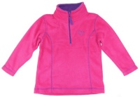 Gutsy Toddler Girls Pink Long Sleeve Half Zipped Fleece Jacket/Top 2T 3T 4T Gutsy Toddler Girls Pink Long Sleeve Half Zipped Fleece Jacket/Top 2T 3T 4T