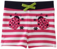 Hartstrings Baby-Girls Infant Cotton Interlock Ladybug Short, Pink Stripe, 18 Months Hartstrings Baby-Girls Infant Cotton Interlock Ladybug Short, Pink Stripe, 18 Months