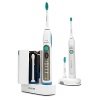 Get healthier gums as you brush your teeth with Sonicare's Flexcare Plus toothbrush. Five brushing modes: Clean- for whole mouth cleaning; Gum Care - improves gum health; Refresh - perfect for quick touch-ups; Sensitive - extra-gentle on sensitive teeth and Massage - stimulates gums.