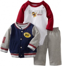 Kids Headquarters Baby-Boys Newborn Jacket With Bodysuit And Pant, Navy, 0-3 Months Kids Headquarters Baby-Boys Newborn Jacket With Bodysuit And Pant, Navy, 0-3 Months