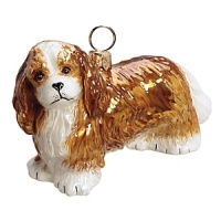 Mouth blown and hand painted by some of the finest artists in Poland, this Cavalier King Charles Spaniel ornament is a favorite for hanging on the tree. This collection has been taken to a whole new level in detail, uniqueness and artistic direction. Mouth blown and hand painted by some of the finest artists in Poland, this Cavalier King Charles Spaniel ornament is a favorite for hanging on the tree. This collection has been taken to a whole new level in detail, uniqueness and artistic direction.