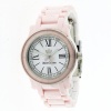 Juicy Couture Women's 1900729 HRH Light Pink and White Plastic Bracelet Watch