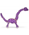 Fun will never be extinct as long as this delightful, long-necked dino is around! Eleven hardwood segments can be twisted and turned to change the position of the dinosaur's head, neck, legs and tail. Helps promote the evolution of fine motor skills.