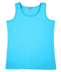 LAT Sportswear Women's Stylish Jersey Tank Top, Aqua, X-Large LAT Sportswear Women's Stylish Jersey Tank Top, Aqua, X-Large