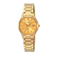 Seiko Women's SXDC40P1 Gold Dial Gold-Tone Stainless Steel Watch Seiko Women's SXDC40P1 Gold Dial Gold-Tone Stainless Steel Watch