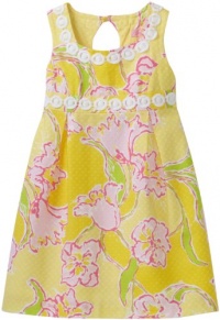 Lilly Pulitzer Girls 2-6X Mini Adelson Day Lilly Dress, Starfruit Yellow Day Lilly, 5 Lilly Pulitzer Girls 2-6X Mini Adelson Day Lilly Dress, Starfruit Yellow Day Lilly, 5