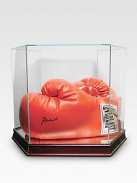 Muhammad Ali proclaimed I am the greatest! And he wasn't wrong. With 56 wins and just five losses over a 21-year career, Ali became our nation's most adored athlete and a champion for his prowess in the ring and his lovable arrogance outside it. Own a piece of history with this rare, hand-signed Everlast boxing glove, which includes the matching glove to make a pair. 