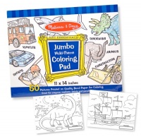 Melissa & Doug Jumbo Coloring Pad - Blue Melissa & Doug Jumbo Coloring Pad - Blue