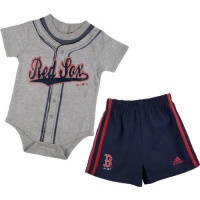 MLB Infant Boston Red Sox Jersey Short Set (Heather Grey, 12mos) MLB Infant Boston Red Sox Jersey Short Set (Heather Grey, 12mos)