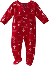 MLB Infant Philadelphia Phillies Full Zip Raglan Coverall (Red, 24mos) MLB Infant Philadelphia Phillies Full Zip Raglan Coverall (Red, 24mos)