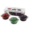 Le Creuset Stoneware Petite Round Casserole Gift Set, Farm Fresh