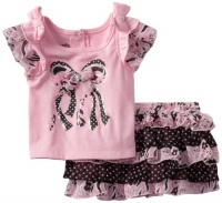 Nannette Baby-girls Infant 2 Piece Bow Scooter Set, Pink, 12 Months Nannette Baby-girls Infant 2 Piece Bow Scooter Set, Pink, 12 Months