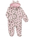 Bring a little bit of spring to a chilly day with this cozy microfleece sherpa coverall from Carter's.