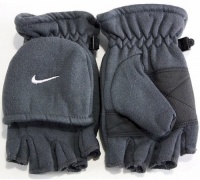 Nike Kids Boy's 4/7 Convertible Gloves (Anthracite) Nike Kids Boy's 4/7 Convertible Gloves (Anthracite)