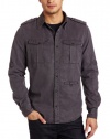 Joe's Jeans Men's Relaxed Military Utility Shirt