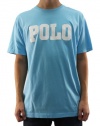 Polo Ralph Lauren Men's Light Blue Crew Neck T-Shirt 1268166-NEPT/WHITE