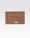 A wrinkled leather style with six credit card slots.Six credit card slotsLeather3W X 4HMade in Italy