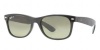 Ray Ban RB2132 New Wayfarer Sunglasses - 901/76 Black (Crystal Polarized Blue Gradient Green Lens) - 55mm