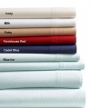 Martha Stewart Solid Flannel Full Sheet Set Cadet Blue