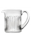 Stunning in crystal from Marquis by Waterford drinkware, the Bezel pitcher gleams from top to bottom with banded cuts inspired by vintage jewelry.