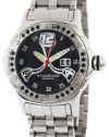 Stuhrling Original Women's 5ABS.121127 Champion Alpine La Femme Swiss Quartz Mother-Of-Pearl Date Black Dial Watch