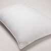 Premium pillows filled with the finest European goose down for the luxury you expect from Bloomingdale's. Finely covered with a 260-thread count white Egyptian cotton, German milled damask. Choose Soft for stomach sleepers, Medium for back sleepers and Firm for side sleepers. Made in USA of imported fabric and fill. This item cannot be gift wrapped.