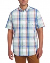 Nautica Men's Big-Tall Short Sleeve Large Color Plaid