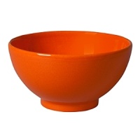 This soup bowl in a radiant Orange Peel is handcrafted in Germany from high fired ceramic earthenware that is dishwasher safe. Mix and match with other Waechtersbach colors to make a table all your own.