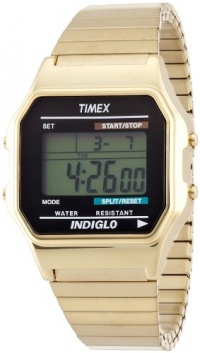 Timex Men's T78677 Classic Digital Dress Gold-Tone Stainless Steel Expansion Band Watch Timex Men's T78677 Classic Digital Dress Gold-Tone Stainless Steel Expansion Band Watch