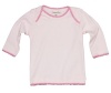 Layette/Newborn Girl Pink Lond Sleeve Top With Pink Trimmings - Margery Ellen 3/6M