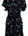 Roxy Girl On Fire Dress-True Black Print-S