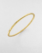 From the Midnight Melange Collection. 18K yellow gold in a slim hammered design.18K yellow gold Width, about 3mm Imported 