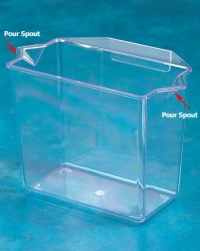 TOM Aquarium Accessories Dip & Pour Multi-Purpose Container, Large TOM Aquarium Accessories Dip & Pour Multi-Purpose Container, Large