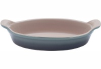 Le Creuset Heritage Stoneware 3.1-Quart Oval Au Gratin Dish, Fennel Le Creuset Heritage Stoneware 3.1-Quart Oval Au Gratin Dish, Fennel