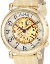 Stuhrling Original Women's 108.1215A9 Classic Wall Street Automatic Skeleton Beige Watch