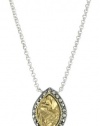 Judith Jack 16 Marcasite and Drusy Pendant Necklace